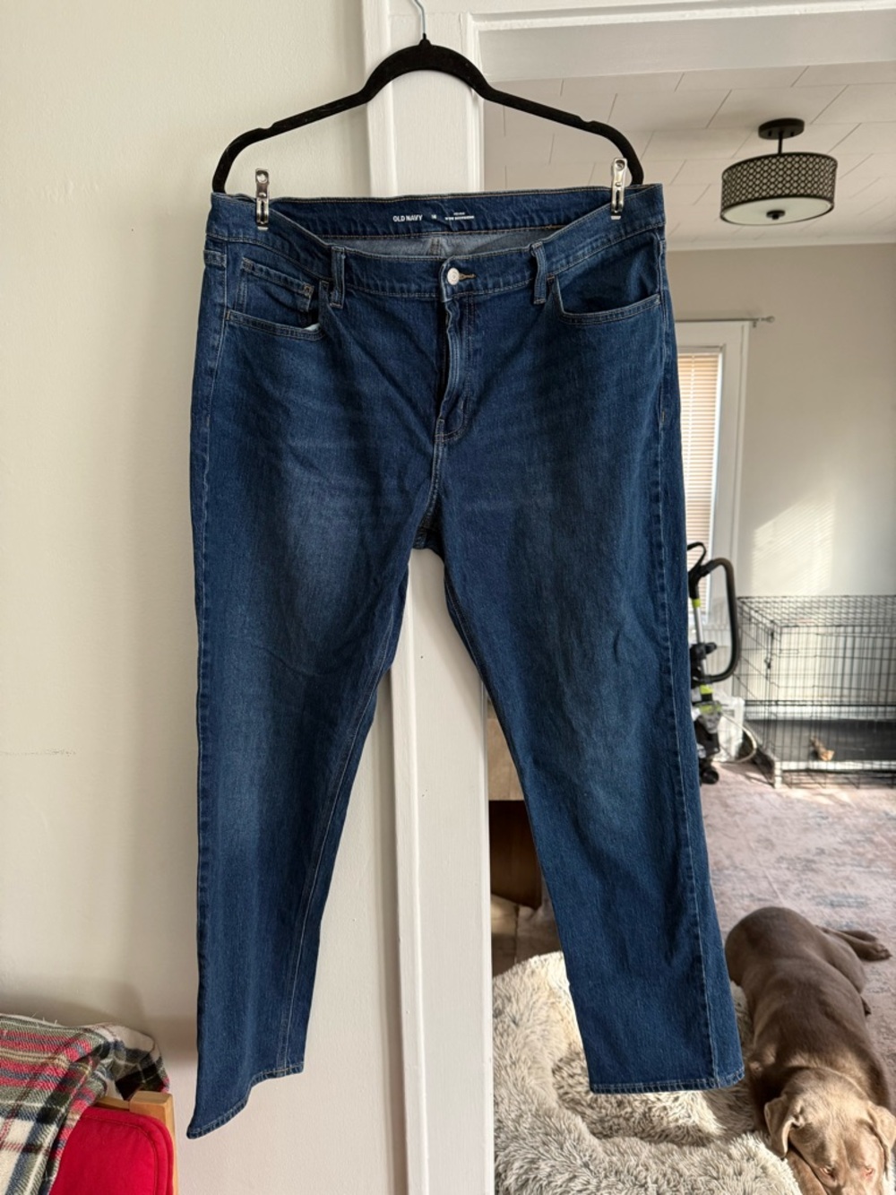 Old Navy Men’s Navy Slim Straight Jeans